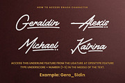 Hendangan Signature Font, a Script Font by Kotak Kuning Studio (Thumbnail 6 of 10)
