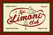 SFC Limone Club Script, a Script Font by Skilline Supply Co. (Thumbnail 1 of 10)