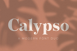 Calypso // A Modern Font Duo