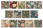 Floral Patterns 08.Digital Paper Set, a Pattern Graphic by KENO Mascots (Thumbnail 3 of 3)