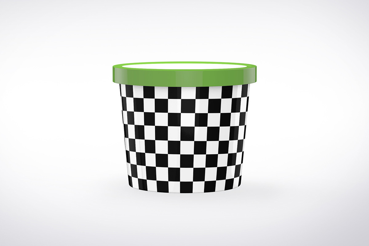 Ice Cream Product Mock-up, a Cups & Container Mockup by graystudio (Photo 7 of 9)