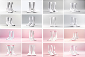 Socks Mockup Picture Bundle