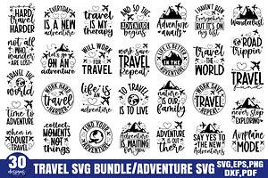 Travel SVG Bundle, Adventure SVG, a Graphic by Designer302