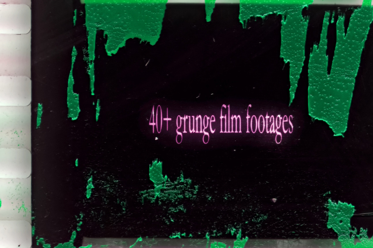 MOTION FILM GRUNGE MARKS TRANSITIONS, a Design Template by Textexp (Photo 3 of 8)