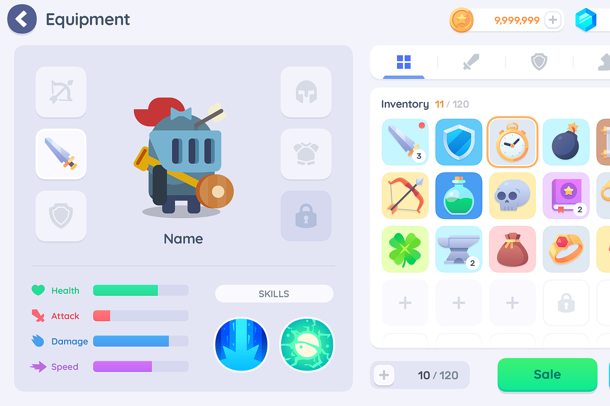 GUI Pro - Simple Casual, an UI Kit Template by LAYERLAB (Photo 39 of 108)