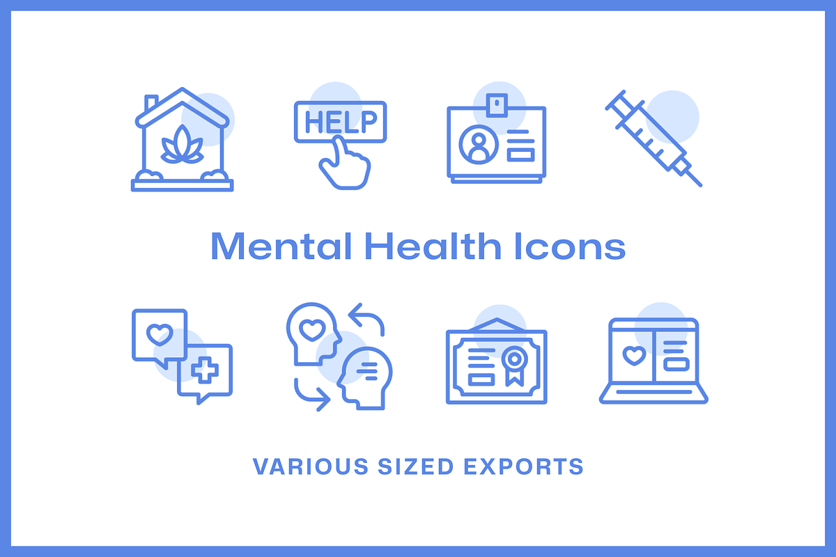 48 Mental Health Icons, a Duotone Icon by Furnace (Photo 4 of 5)