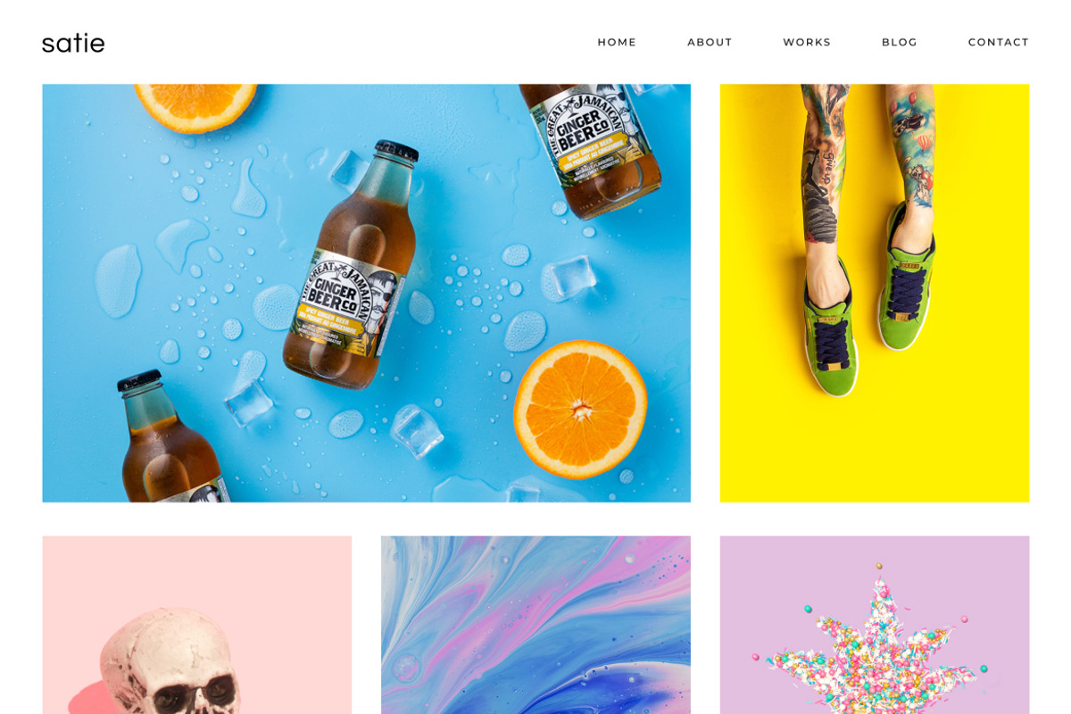 Satie - Creative Agency & Portfolio preview 3