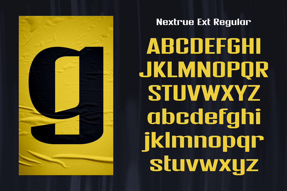 Nextrue Fonts Family, a Sans Serif Font by Asenbayu (Photo 13 of 15)