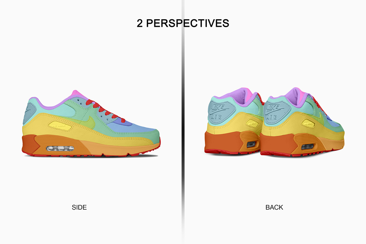 Nike Air Max 90 | Photoshop Mockup, a Product Mockup by sophiesconcepts (Photo 2 of 4)