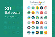 Business Travel Icon Pack, an Icon by YT Design (Thumbnail 1 of 2)