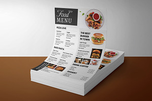 Restaurant Flyer Food Menu