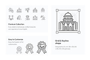 Voting and Election Icon Set, an Outline Icon by Prosymbols (Thumbnail 3 of 5)