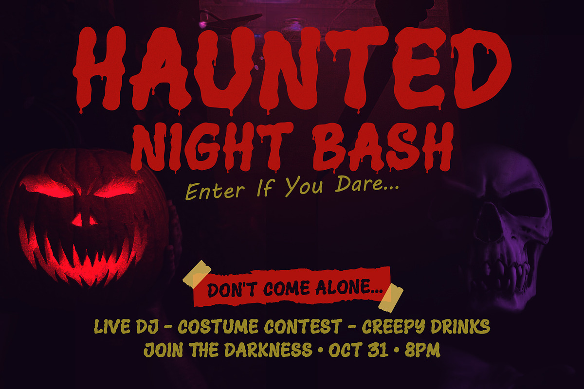 Creepy Wicked – Spooky Font, a Handwritten Font by ianmikraz (Photo 4 of 6)