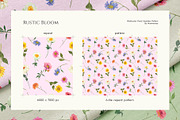 Watercolor Flower Garden, a Decorative Illustration by Manimanisa (Thumbnail 6 of 13)