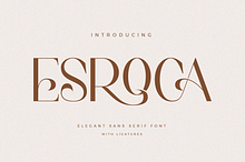 Esroca - Elegant Sans Serif Font