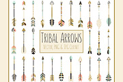 59 Arrows & Feathers Tribal Clipart, a Decorative Illustration by Kenna Sato Designs (Thumbnail 3 of 3)