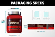 2lb Whey Protein Jar Mockup C2-Pro, a Packaging Mockup by Design Warlord (Thumbnail 13 of 16)