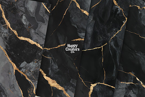 Black Marble Texture Patterns 1