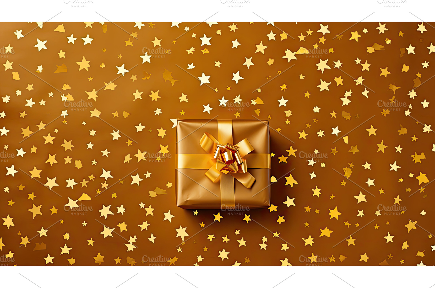 festive gold star pattern ai, a Background Photo by pikepicture
