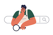 People browsing with search bars set, a Technology Illustration by Good Studio (Thumbnail 6 of 7)