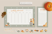 Autumn cozy collection: card creator, a Decorative Illustration by Cute Atelier (Thumbnail 10 of 12)