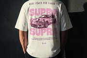 Oversized T-shirt Back Mockup, a Shirt Mockup by Designer Dude (Thumbnail 1 of 2)