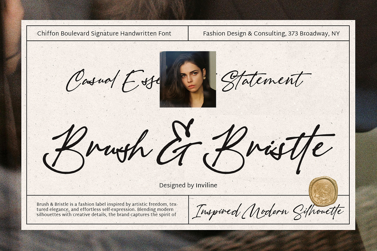 Chiffon Boulevard - Handwritten Font, a Handwritten Font by Inviline.co (Photo 3 of 10)