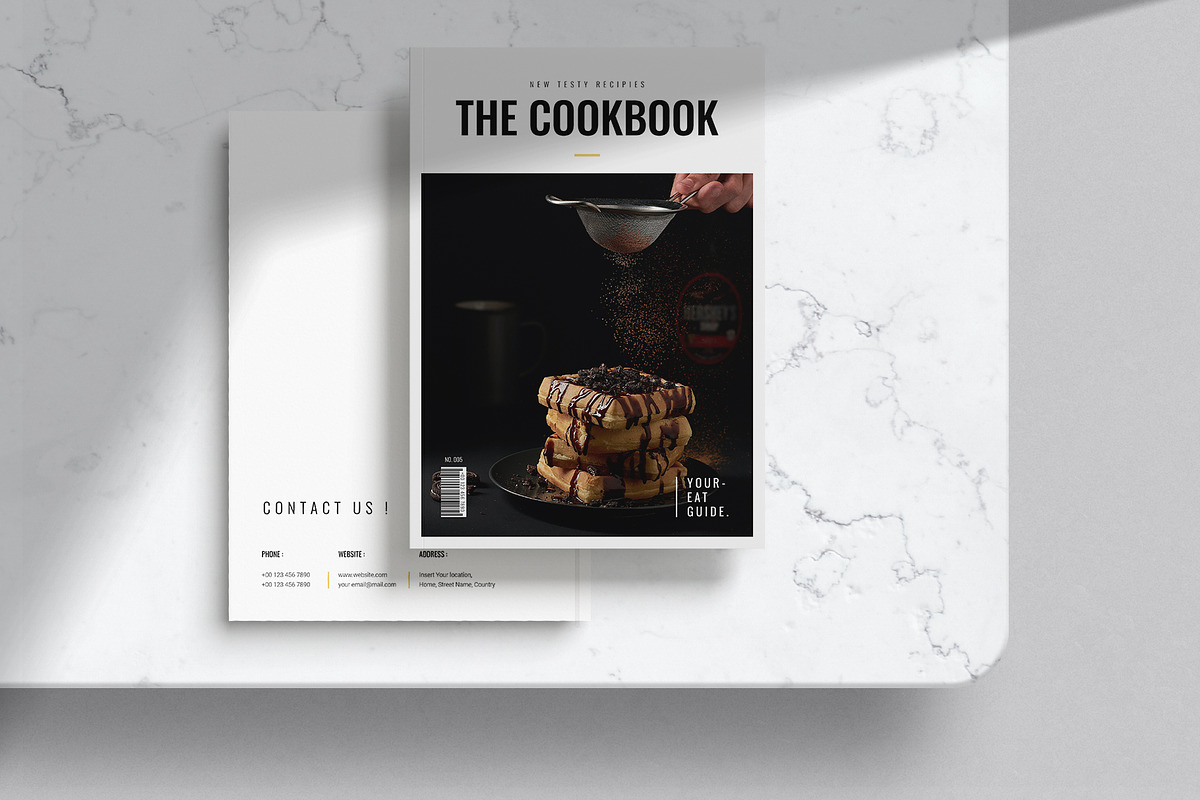 Cookbook Template, a Magazine Template by DesignCrest (Photo 10 of 13)