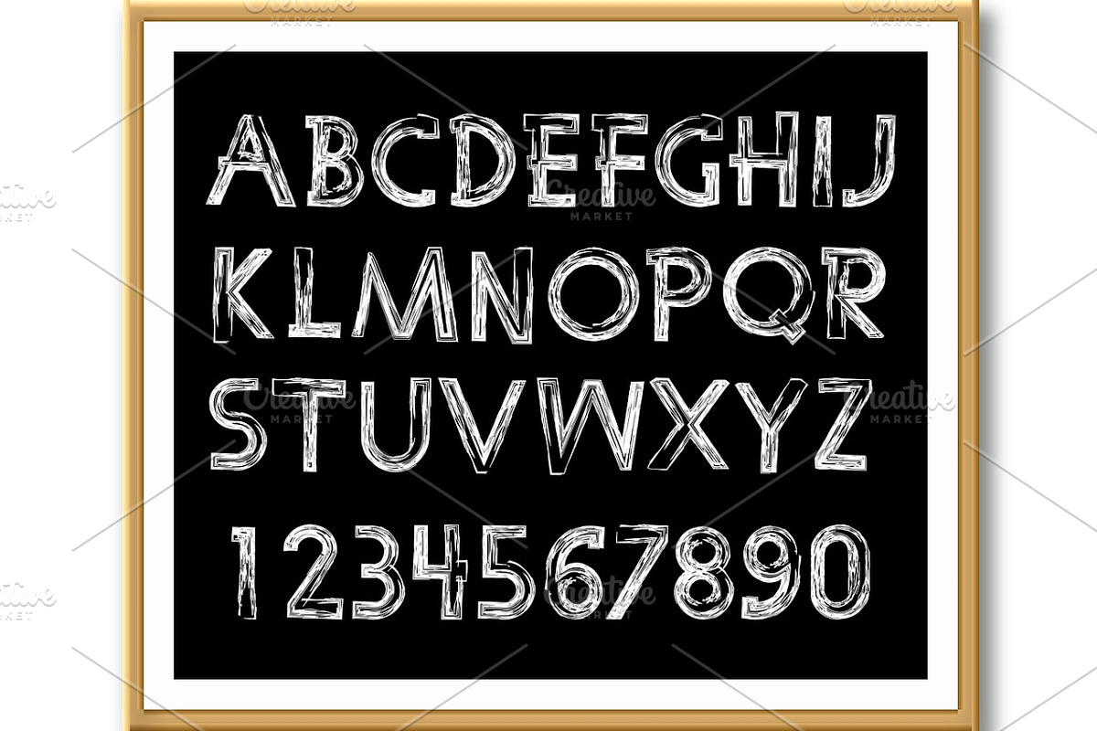 Graphic vector alphabet, an Icon by RODINA (Photo 3 of 3)