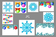 Watercolor Christmas collection, a Decorative Illustration by Color_Brush (Thumbnail 3 of 8)