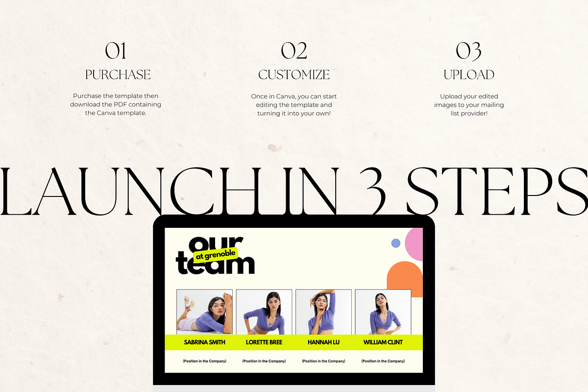Email Marketing Newsletter Template, an Email Template by Branding Babe Co. (Photo 10 of 10)