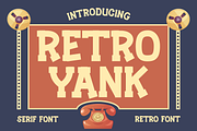 RETRO YANK, a Serif Font by Viswal Studio (Thumbnail 1 of 5)