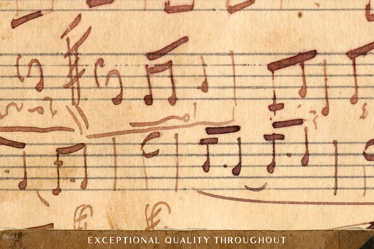 Vintage Sheet Music Textures, a Texture Graphic by Century Library (Photo 3 of 5)