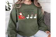 I believe in Santa, you silly goose, a Seasonal Illustration by DreamCafeArt (Thumbnail 6 of 6)