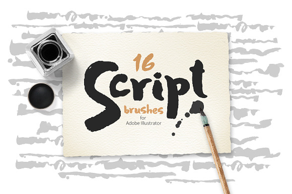 Script Brushes for Illustrator preview 8