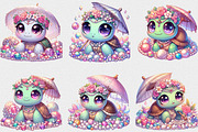 Watercolor Sea Turtle Clipart Bundle, a Seasonal Illustration by Craft Nest (Thumbnail 2 of 6)
