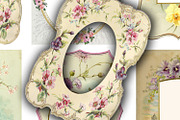 9 ACEO JPG images - Vintage Postcard, a Print Template by Kseniya-Omega (Thumbnail 1 of 2)
