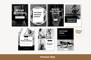 Fitness Social Media Template Bundle, a Social Media Template by January Made Design (Thumbnail 3 of 7)