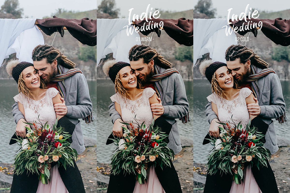 Indie Wedding Presets - LR-PS-Mobile preview 4