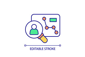 Potential candidate data studying, an Icon by IMG Visuals