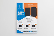 Vending service flyer and postcard, a Flyer Template by DesignOriel (Thumbnail 3 of 3)