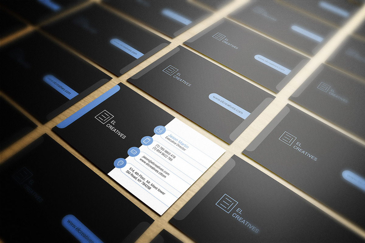 Metro Creative Business Card, a Business Card Template by bouncy (Photo 3 of 4)
