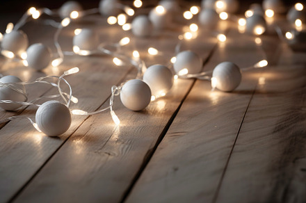Hygge Festive Lights Garland, a Technology Photo by Iconogenic