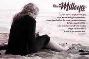 Milleya, a Script Font by Blacksheep studio (Thumbnail 3 of 5)
