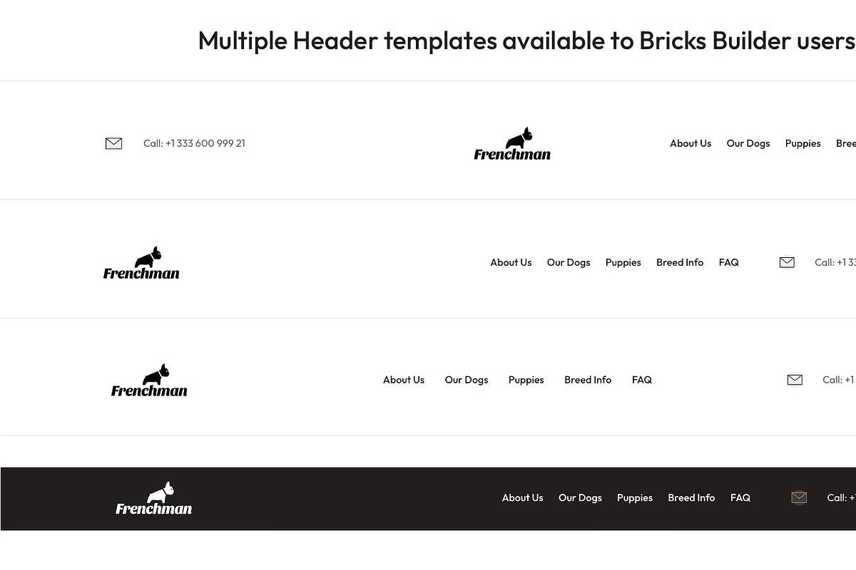 Frenchman - WP dog breeder kit, a Templates & Theme by Oooh Boi (Photo 7 of 12)