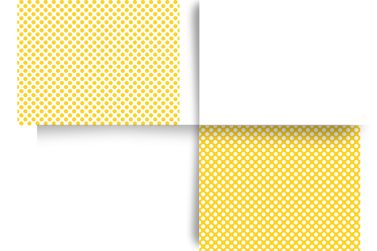 Yellow Polka Dot Seamless Patterns, a Pattern Graphic by Earley Bird Design Studio (Photo 8 of 8)