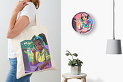 Girls Gamers Vol.1., a Person Illustration by Ekaterina Glazkova (Thumbnail 10 of 10)