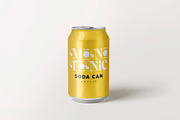 Soda Can Mockup, a Product Mockup by MockupCraft (Thumbnail 3 of 7)
