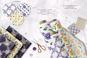 Watercolor Flowers Set Purple Garden, a Decorative Illustration by ViktoriyaD (Thumbnail 12 of 14)