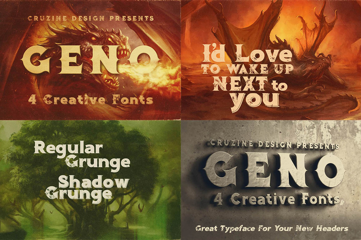 SALE 49 Display Fonts for $12 preview 6